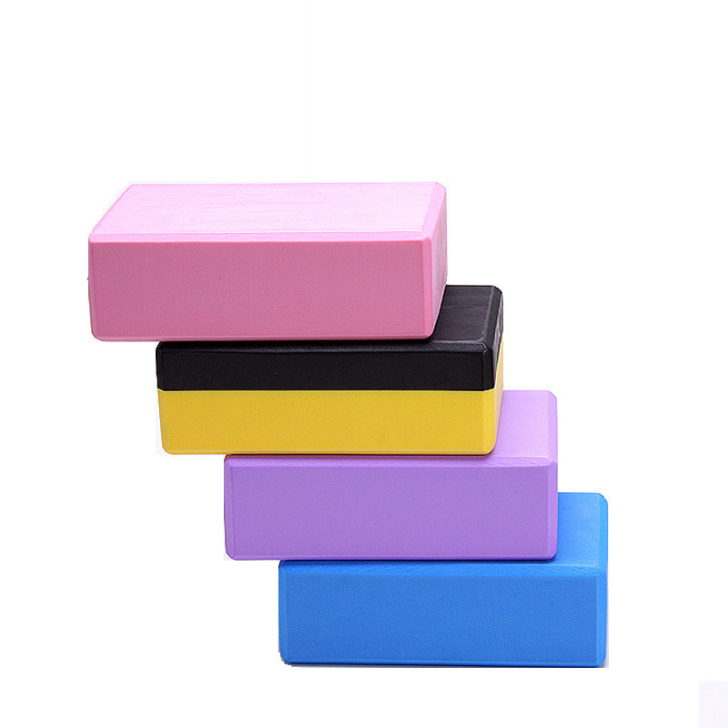 Yoga Block Soft EVA Foam Yoga Bricks, Non-Slip Surface Provides Stability and Balance, Ideal for Yoga, Pilates, Meditation, Workout