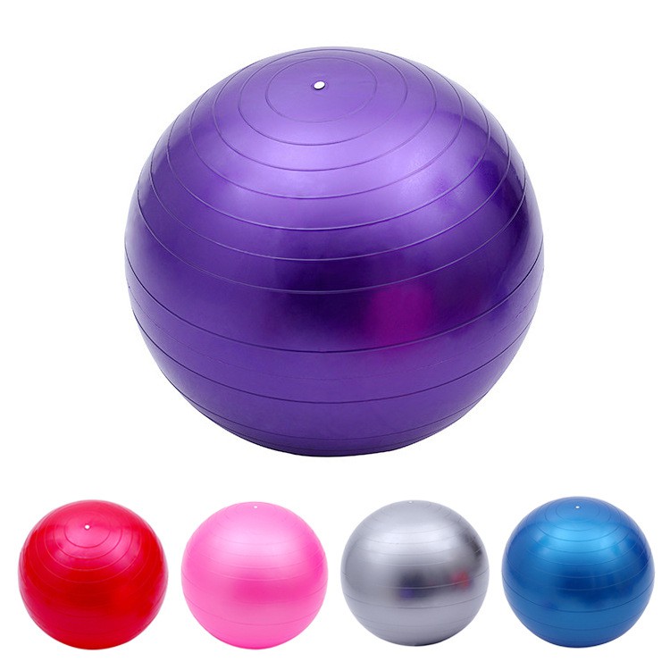 Exercise Ball (Multiple Sizes) for Fitness, Stability, Balance and Yoga Ball. Workout Guide and Quick Pump Included. Anti Burst Design