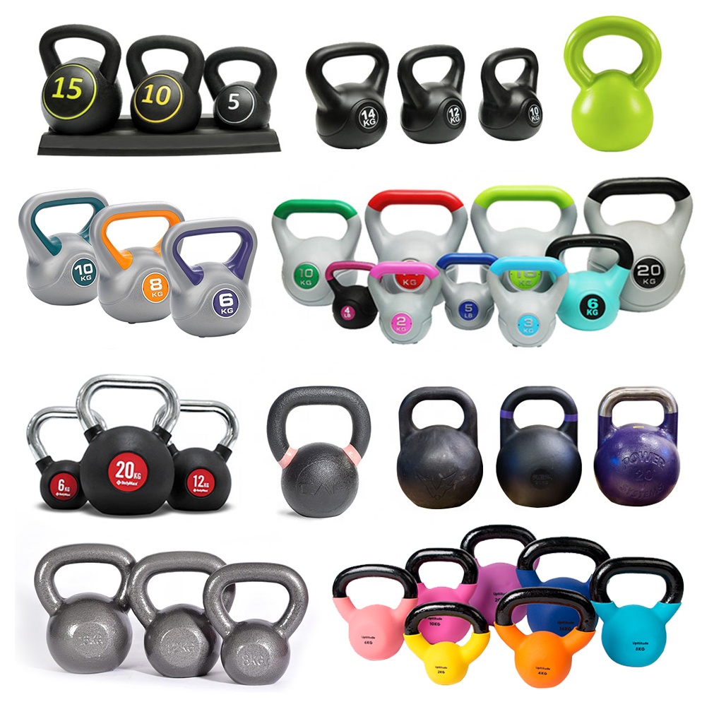 Factory sale double color kettlebell keychain for exercise