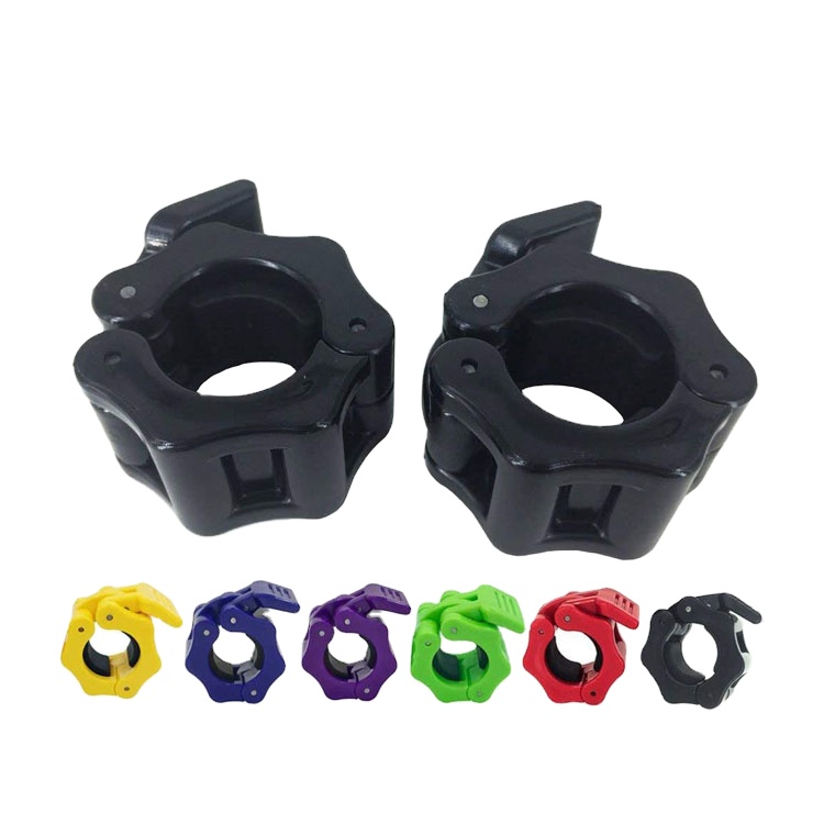 Pair of 2 Inch Barbell Clamps Barbell Locking Collars Quick Release Dumbbell Locks Standard Weight Bar Clips for Bars