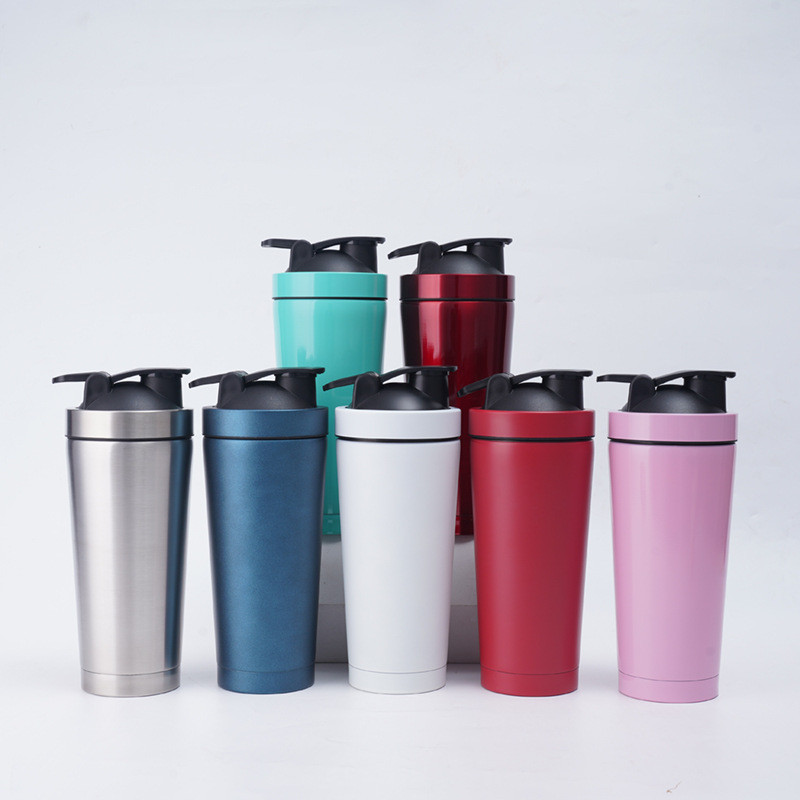 Stainless Steel Sport Water Bottle Insulated Vacuum Protein Shaker Bottle