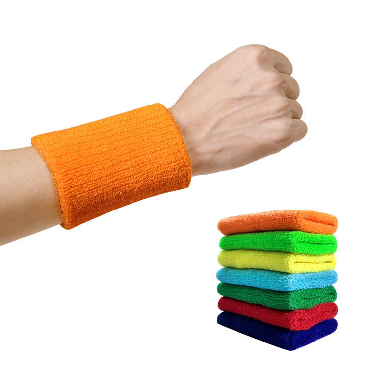 Sweat Absorbing Towel Wristband Badminton Basketball Wristband Embroidery Logo