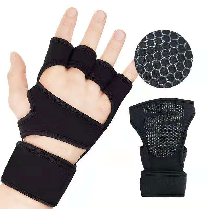 Training Half-Finger Pressure Bracers Weight Lifting Bracers Wristbands