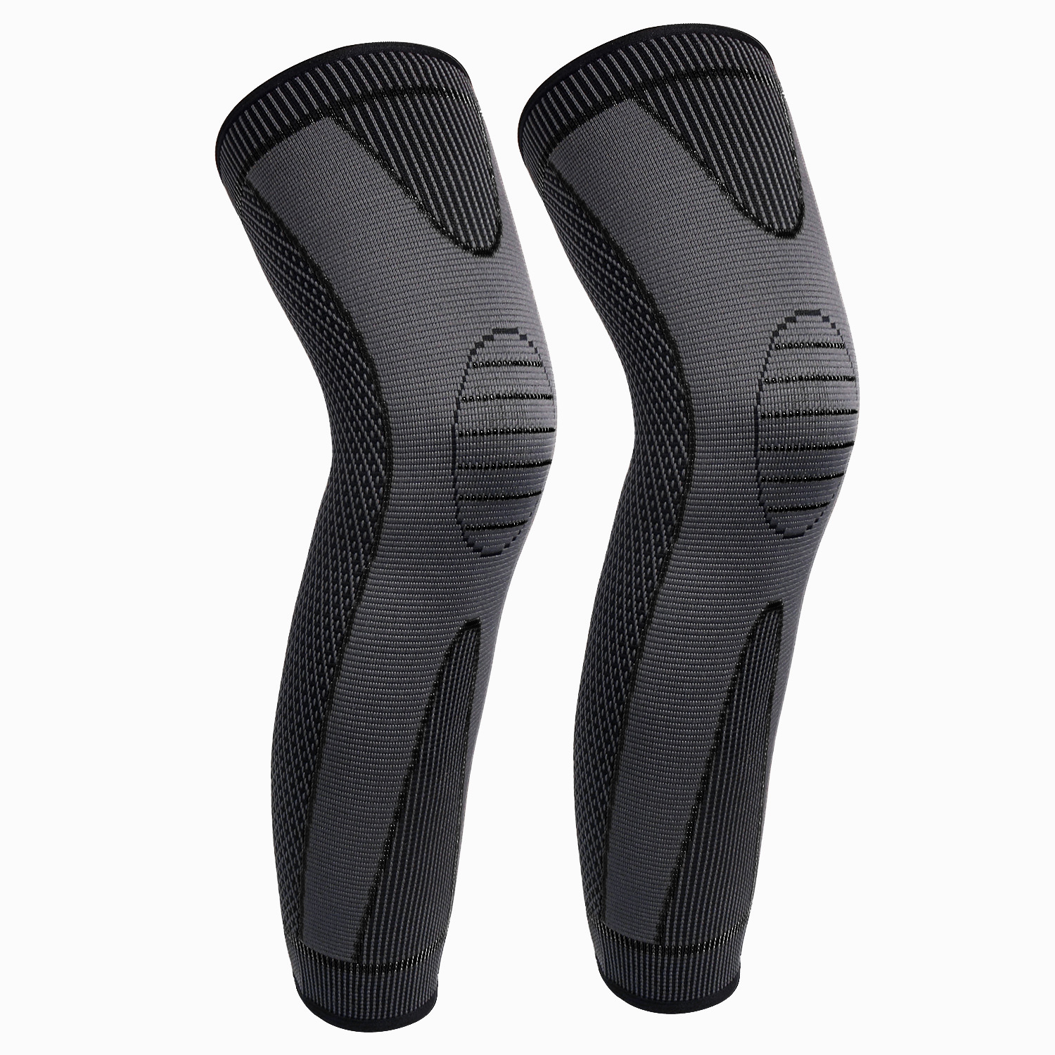 Knee Support High Elastic Nylon Long Compression Sleeve Warm Pads for Sports Gym Cycling Running Arthritis