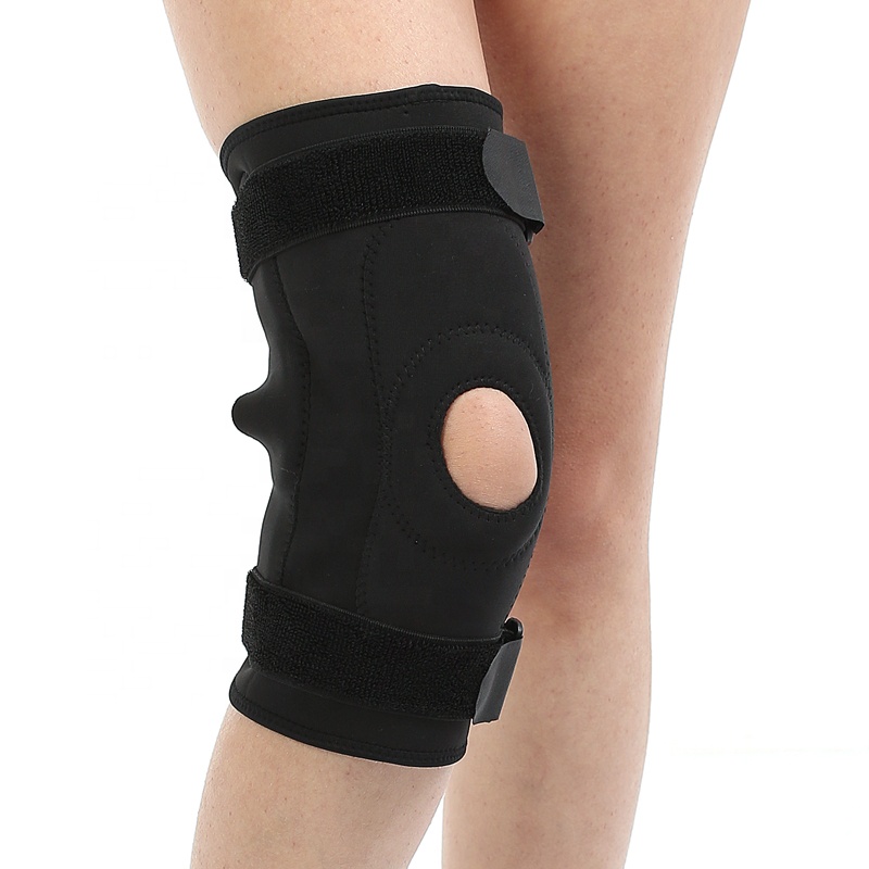 Knee pads with steel springs